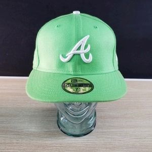 Atlanta braves fitted hat